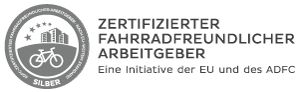 Zertifizierter fahrradfreundlicher Arbeitsgeber